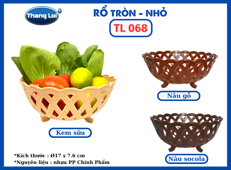 RỔ TRÒN- NHỎ  TL 068